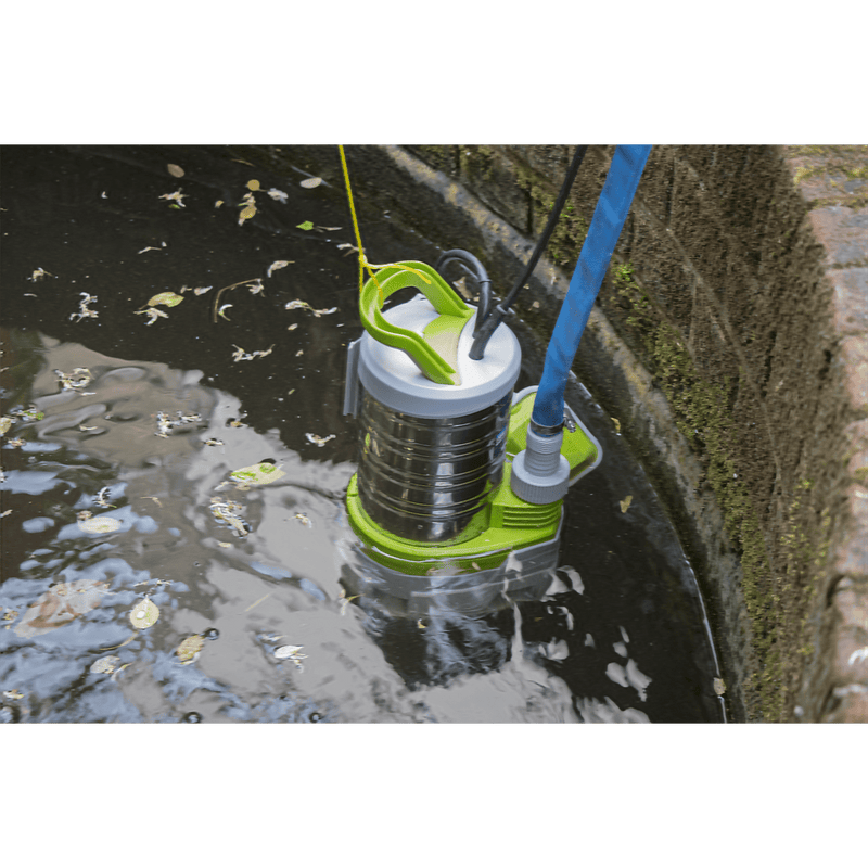 Sealey Water Pumps 225L/min Automatic Stainless Submersible Dirty Water Pump-WPS225P 5054511062373 WPS225P - Buy Direct from Spare and Square