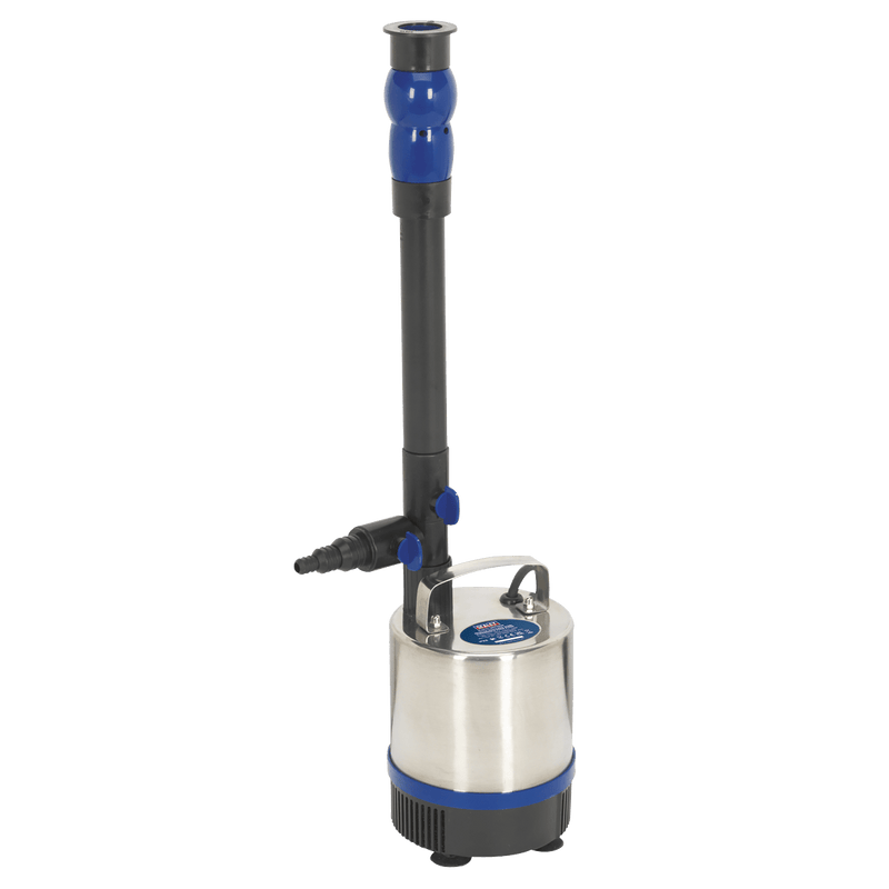Sealey Water Pumps 3600L/hr Stainless Steel Submersible Pond Pump-WPP3600S 5051747869356 WPP3600S - Buy Direct from Spare and Square