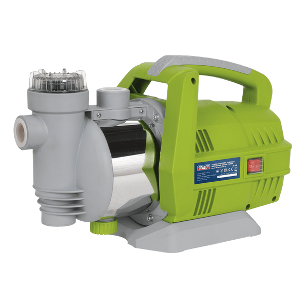 Sealey Water Pumps 55L/min Stainless Steel Surface Mounting Water Pump 230V-WPS062S 5051747869387 WPS062S - Buy Direct from Spare and Square