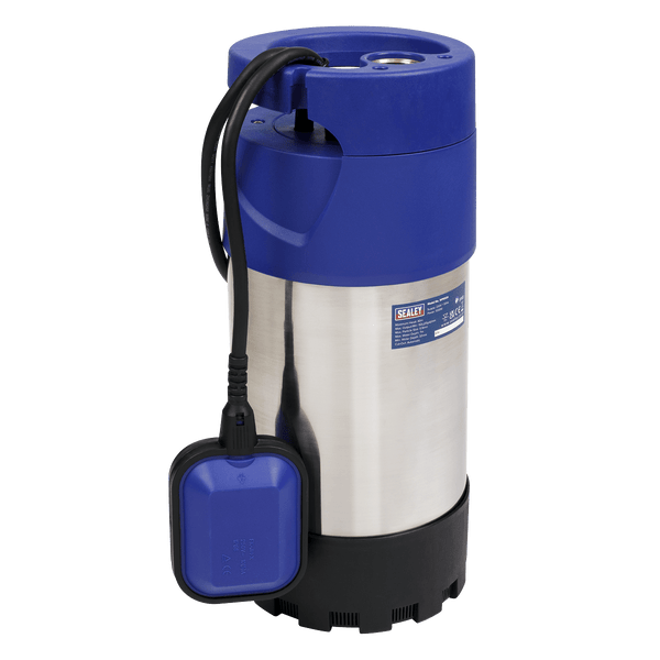 Sealey Water Pumps 92L/min 40m Head Automatic Submersible Stainless Water Pump-WPS92A 5051747868656 WPS92A - Buy Direct from Spare and Square