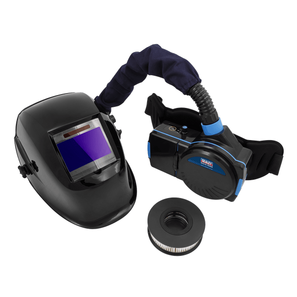 Sealey Welding Accessories Auto Darkening Welding Helmet with TH1 Powered Air Purifying Respirator (PAPR)-PWH616 5054511957419 PWH616 - Buy Direct from Spare and Square