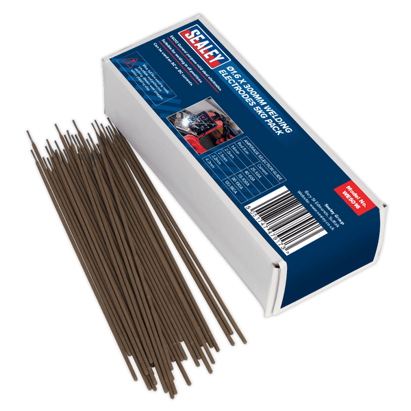 Sealey Welding Accessories Ø1.6 x 300mm Welding Electrodes 5kg Pack-WE5016 5051747479173 WE5016 - Buy Direct from Spare and Square