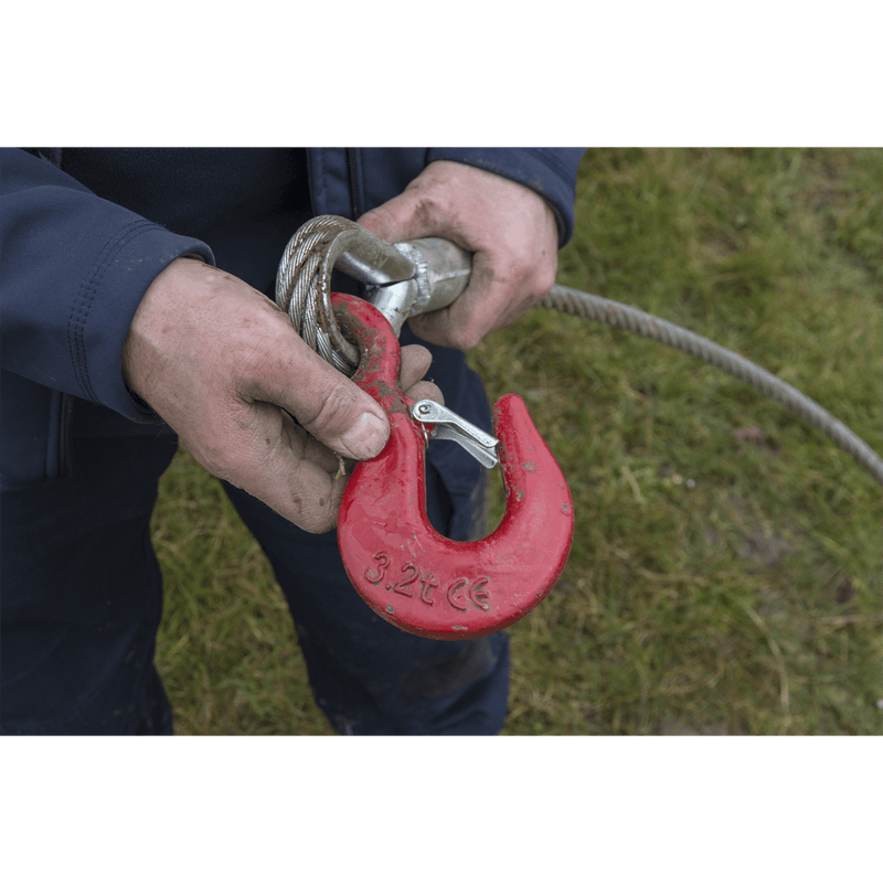Sealey Winches 3200kg Wire Rope Puller-WRP3200 5024209781794 WRP3200 - Buy Direct from Spare and Square