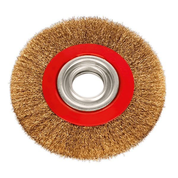 Sealey Wire Wheels Ø150 x 13mm Wire Wheel Narrow Ø32mm Bore-BG150/WW1 5024209111645 BG150/WW1 - Buy Direct from Spare and Square