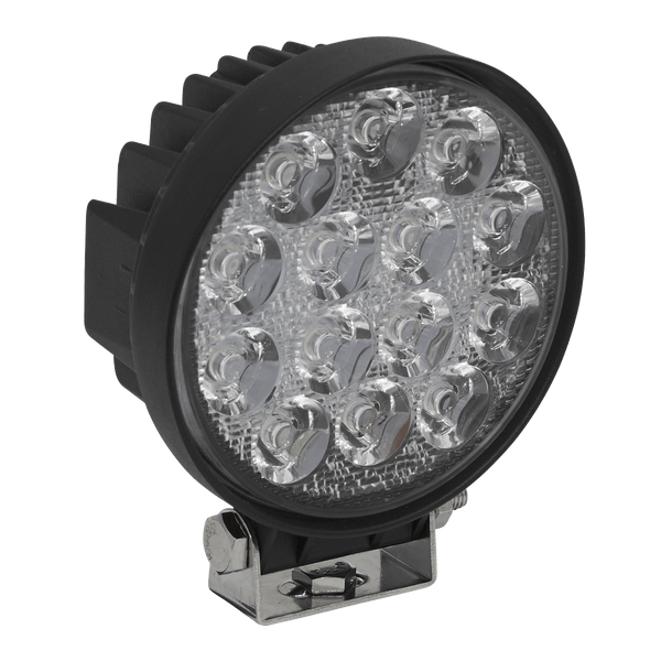 Sealey Work Lights 42W SMD LED Round Worklight with Mounting Bracket-LED4R 5054511634389 LED4R - Buy Direct from Spare and Square