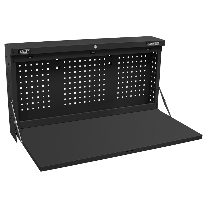 Sealey Workbenches 1100mm Wall Mounted Foldable Workbench-APWMW02 5054630247231 APWMW02 - Buy Direct from Spare and Square