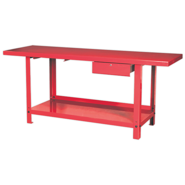 Sealey Workbenches Steel Workbench with Drawer-AP3020 5024209942577 AP3020 - Buy Direct from Spare and Square