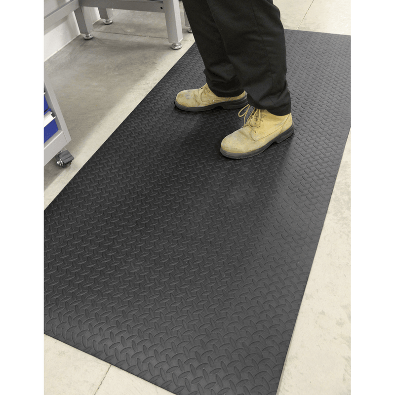 Sealey Workshop Matting 910 x 1980mm Anti-Fatigue Workshop Matting-MCR0919 5051747776630 MCR0919 - Buy Direct from Spare and Square