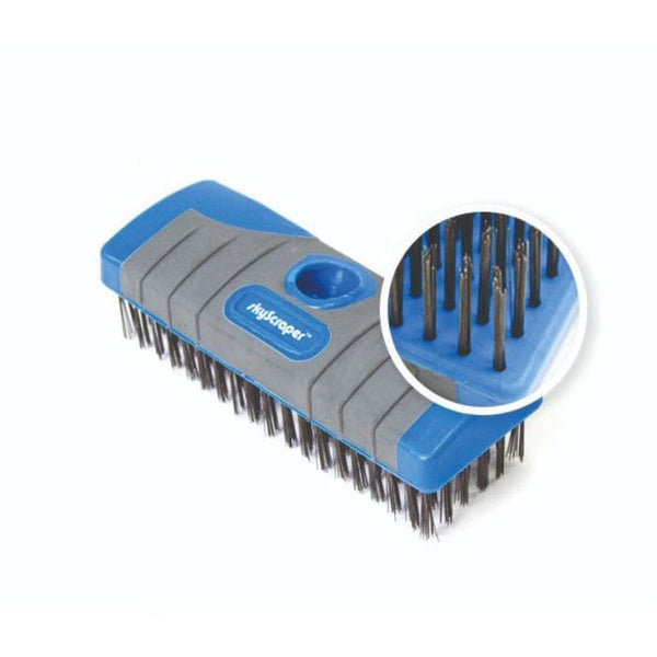SkyVac Roof Cleaning 30mm Skyscraper Roof Cleaning Wire Brush 30mm or 45mm Bristles Skyscraper Roof Cleaning Wire Brush 30mm Bristle - Buy Direct from Spare and Square