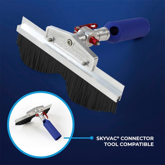 SkyVac Roof Cleaning Head + 10 x Speedi Brushes + Elite Connector Skyscraper Speedi Brush Set With Head and Choice Of Connectors Speedi Brushes & Head + Elite - Buy Direct from Spare and Square