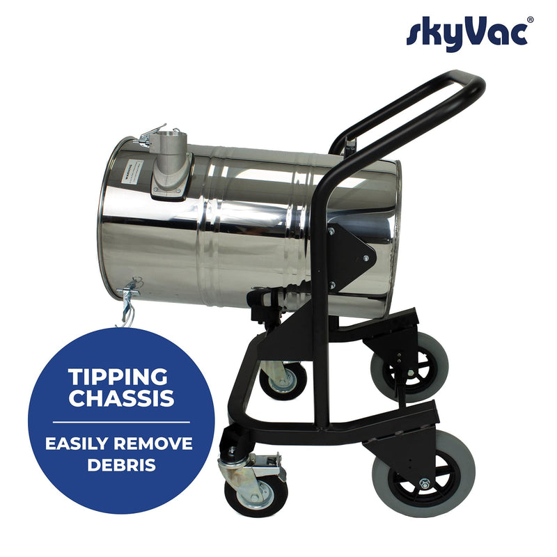 SkyVac Vacuum Cleaner SkyVac Industrial 85 With High Reach Pole Set - Triple Motor Machine With Upto 40ft Reach - Buy Direct from Spare and Square