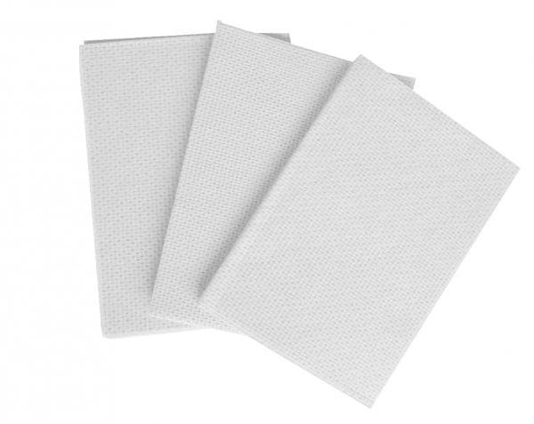 Spare and Square Antibacterial Cloth White Optima Guardian ‘Plus’ Antibacterial Cloths - Colour Coded Anti-Bac Cloths - Pack of 25 759W.25 - Buy Direct from Spare and Square