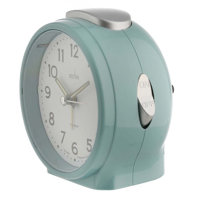 Spare and Square Audio Visual Acctim Elsie Alarm Clock - Powder Blue 15570 - Buy Direct from Spare and Square