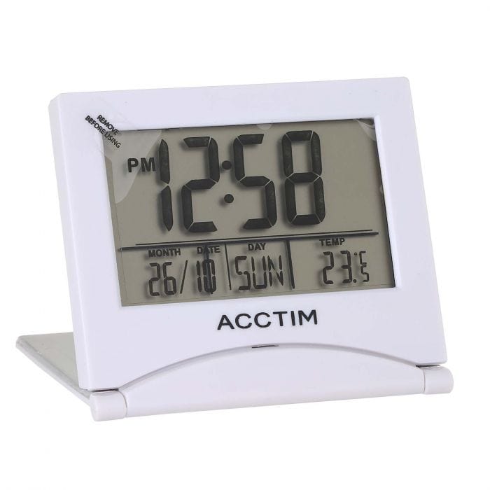 Spare and Square Audio Visual Acctim LCD Travel Alarm Clock 15782 - Buy Direct from Spare and Square