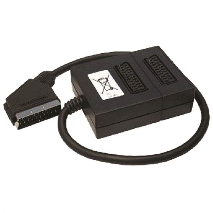 Spare and Square Audio Visual Jegs 2 Way Scart Adaptor 2 Socket - Plug JAE103 - Buy Direct from Spare and Square