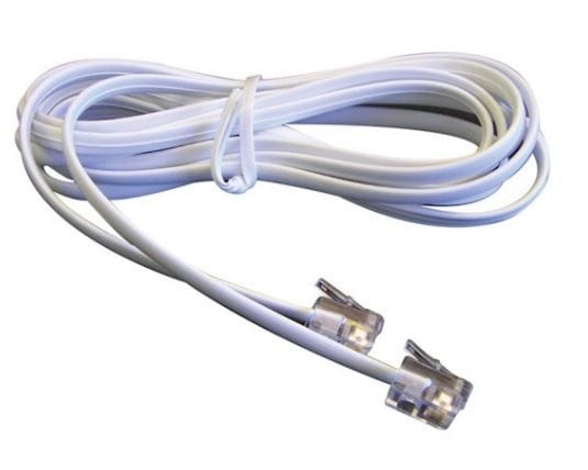Spare and Square Audio Visual Jegs 5 Metre Rj11 To Rj11 Modem Lead Pre Packed JAA230C - Buy Direct from Spare and Square