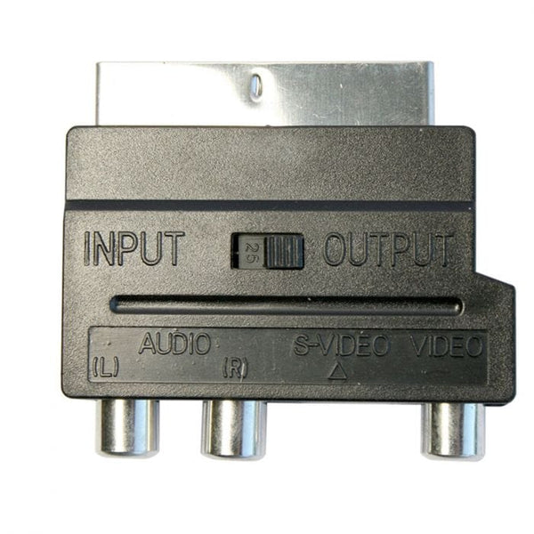 Spare and Square Audio Visual Jegs Scart Plug 3 Rca And S - Vhs Adaptor Nickel JAE156 - Buy Direct from Spare and Square