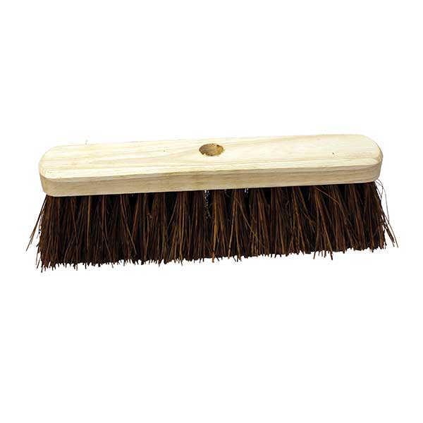 Spare and Square Brooms 12" Bassine Stiff Wooden Sweeping Broom Heads Box of 20 Qty BBC12.20 - Buy Direct from Spare and Square