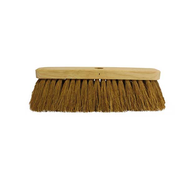 Spare and Square Brooms 12" Soft Coco Wooden Sweeping Broom Head COCO12.20/S - Buy Direct from Spare and Square