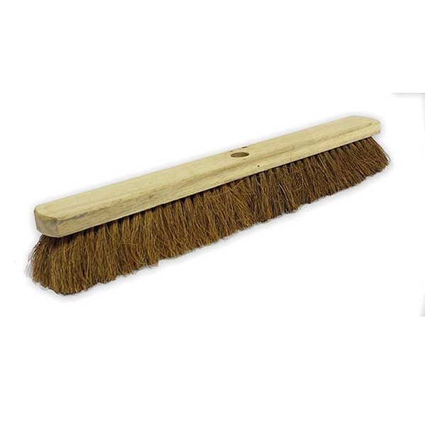 Spare and Square Brooms 24" Soft Coco Wooden Sweeping Broom Head COCO24.12 - Buy Direct from Spare and Square