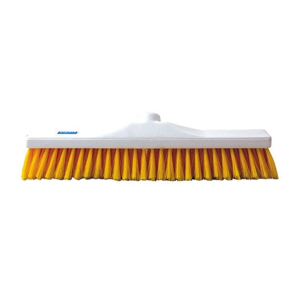 Spare and Square Brooms Yellow 40cm Soft Broom - Colour Coded CB04Y - Buy Direct from Spare and Square