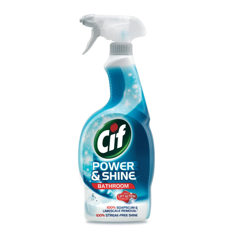 Spare and Square Chemicals CIF Power and Shine Bathroom Spray 700ml 175083 - Buy Direct from Spare and Square