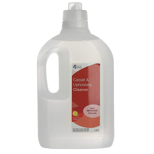 Spare and Square Cleaning Chemicals Carpet and Upholstery Cleaner For Use In All Carpet Cleaners - 1.5l 5030017989345 VAC508 - Buy Direct from Spare and Square