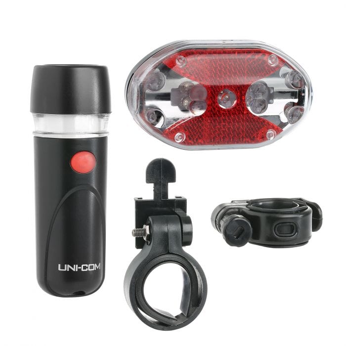 Spare and Square Cycling Uni Com LED Bike Light Set 64305 - Buy Direct from Spare and Square