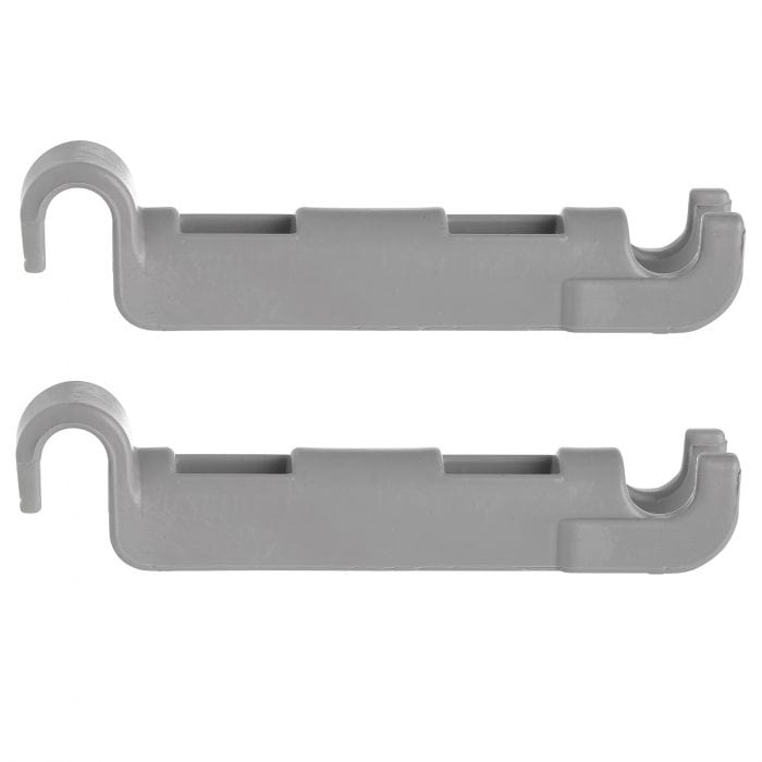 Spare and Square Dishwasher Spares Dishwasher Lower Basket Rail Clips Kit - 611472 DWP28 - Buy Direct from Spare and Square