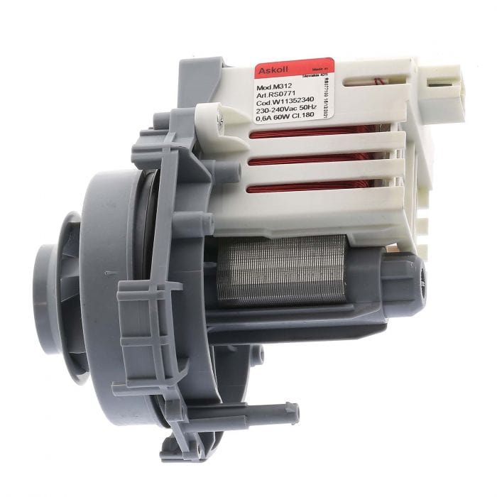 Spare and Square Dishwasher Spares Dishwasher Wash Pump Motor C00635474 - Buy Direct from Spare and Square