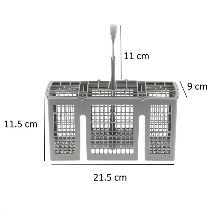 Spare and Square Dishwasher Spares Universal Slimline Dishwasher Cutlery Basket - 22.5cm X 21.5cm X 9cm MWP86 - Buy Direct from Spare and Square