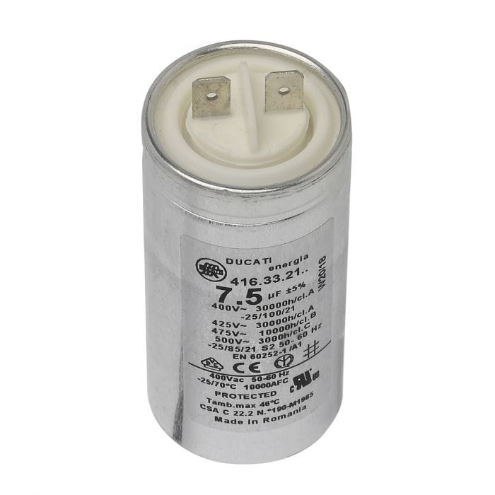 Spare and Square Dryer Spares Tumble Dryer Capacitor - 7.5uF C00119849 - Buy Direct from Spare and Square