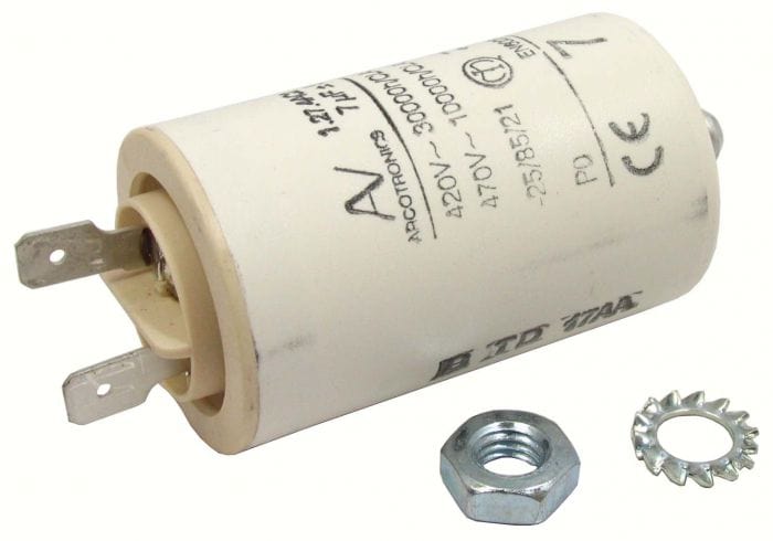 Spare and Square Dryer Spares Tumble Dryer Capacitor - 7uF C00096375 - Buy Direct from Spare and Square