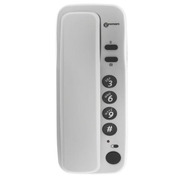 Spare and Square Electrical Miscellaneous Geemarc Marbella Telephone - Pearl White - 2 Piece JAA510WH - Buy Direct from Spare and Square