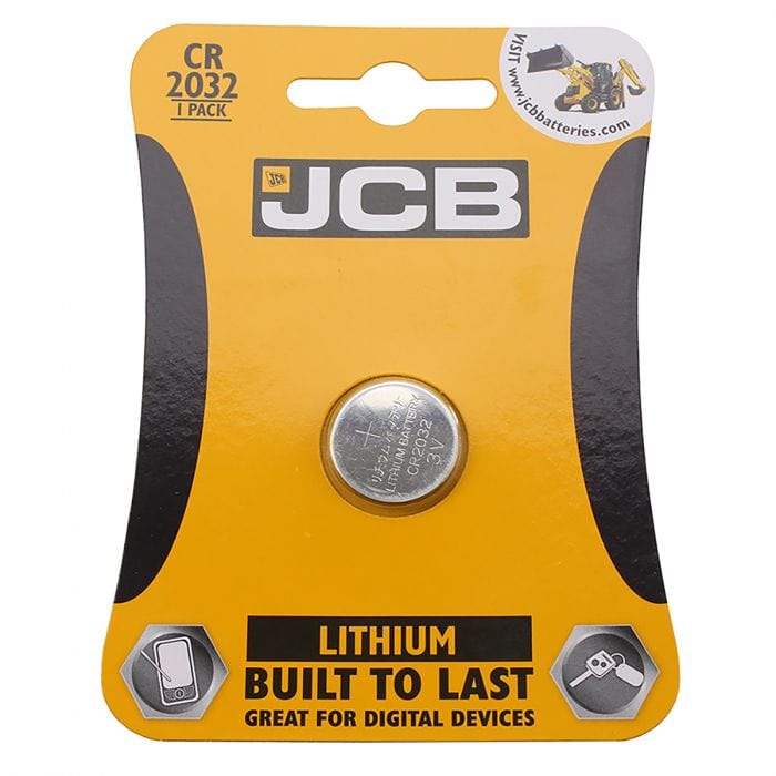 Spare and Square Electrical Miscellaneous JCB Coin Battery Pk1 Box Of 10 - CR2032 JC280 - Buy Direct from Spare and Square