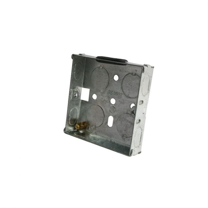 Spare and Square Electrical Miscellaneous Jegs 1 Gang 16mm Metal Box (Jegs Pre Pack) PPJ115 - Buy Direct from Spare and Square