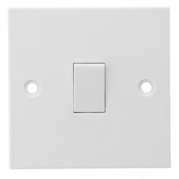 Spare and Square Electrical Miscellaneous Jegs 1 Gang 2 Way Wall Light Switch PPJ074T - Buy Direct from Spare and Square