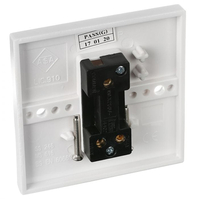 Spare and Square Electrical Miscellaneous Jegs 1 Gang 2 Way Wall Light Switch PPJ074T - Buy Direct from Spare and Square