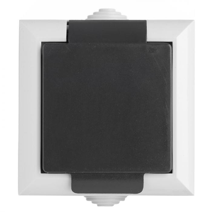 Spare and Square Electrical Miscellaneous Jegs 1 Gang Unswitched Ip54 Weatherproof Socket JF210D - Buy Direct from Spare and Square