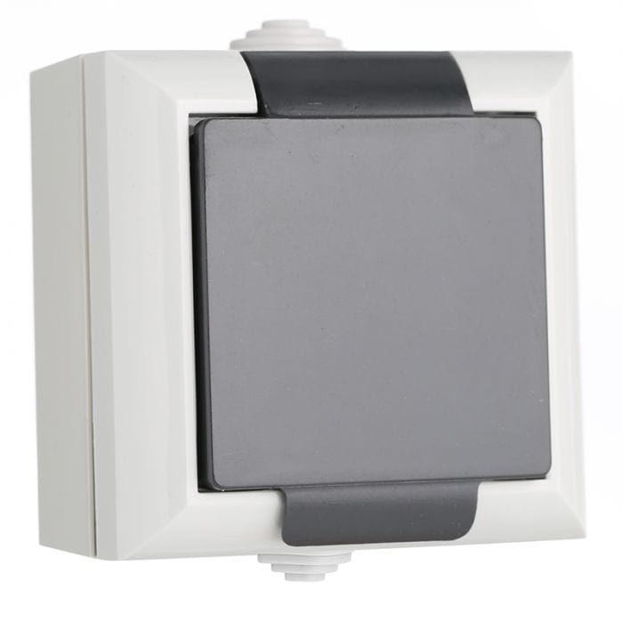 Spare and Square Electrical Miscellaneous Jegs 1 Gang Unswitched Ip54 Weatherproof Socket JF210D - Buy Direct from Spare and Square