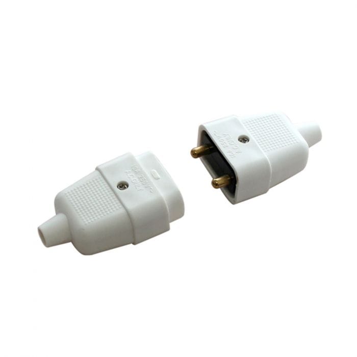 Spare and Square Electrical Miscellaneous Jegs 10 Amp 2 Pin Connector White JF061W - Buy Direct from Spare and Square