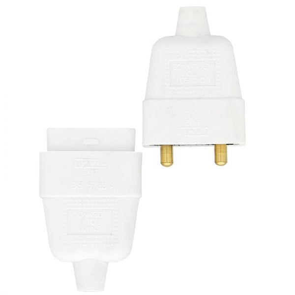 Spare and Square Electrical Miscellaneous Jegs 10 Amp White 2 Pin Connector PPJ008PW - Buy Direct from Spare and Square