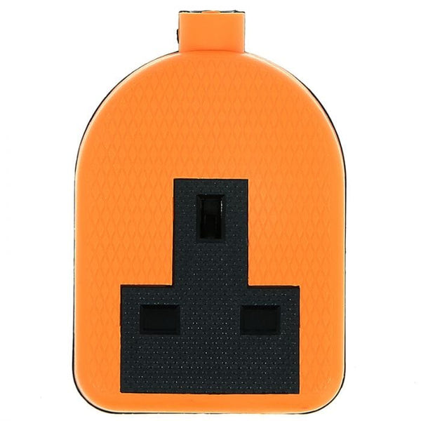 Spare and Square Electrical Miscellaneous Jegs 13 Amp 1 Gang Trailing Socket Orange Rubber PPJ013T - Buy Direct from Spare and Square