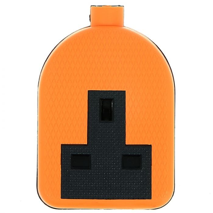 Spare and Square Electrical Miscellaneous Jegs 13 Amp 1 Gang Trailing Socket Orange Rubber PPJ013T - Buy Direct from Spare and Square