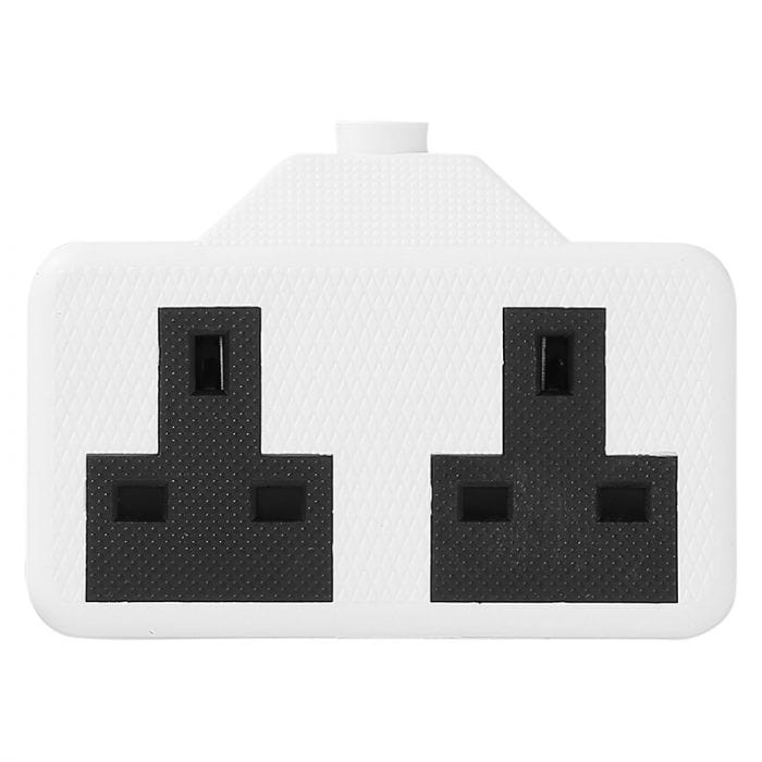 Spare and Square Electrical Miscellaneous Jegs 13 Amp 2 Gang Trailing Socket White PPJ014A - Buy Direct from Spare and Square