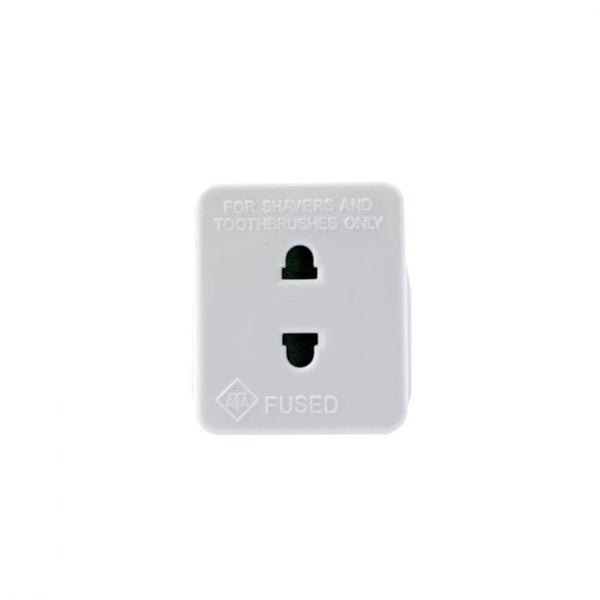 Spare and Square Electrical Miscellaneous Jegs 13A Shaver Adaptor Fused 1A JF011 - Buy Direct from Spare and Square