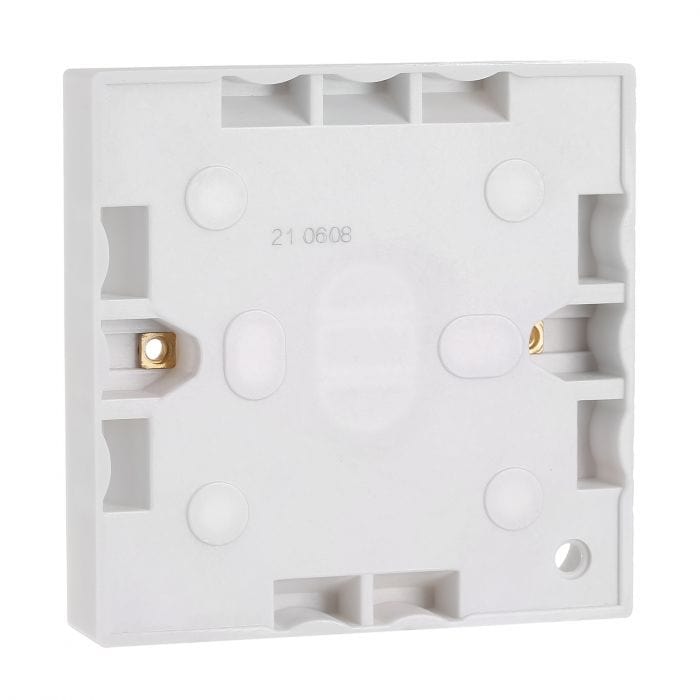 Spare and Square Electrical Miscellaneous Jegs 18mm Single Pattress Box PPJ077T - Buy Direct from Spare and Square