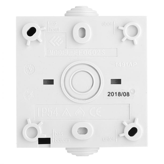 Spare and Square Electrical Miscellaneous Jegs 2 Gang 1 Way Ip54 Weatherproof Switch JF216D - Buy Direct from Spare and Square