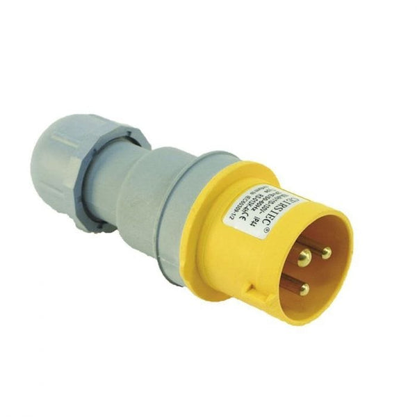 Spare and Square Electrical Miscellaneous Jegs 2 P And E 16A 110V Industrial Plug Yellow JF560 - Buy Direct from Spare and Square