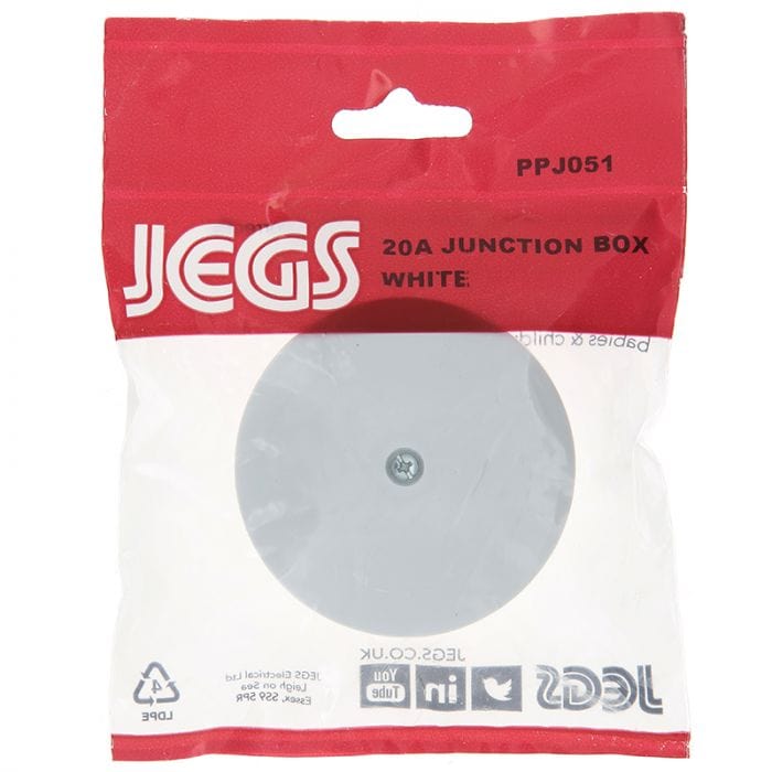 Spare and Square Electrical Miscellaneous Jegs 20 Amp Large Junction Box JC018B - Buy Direct from Spare and Square